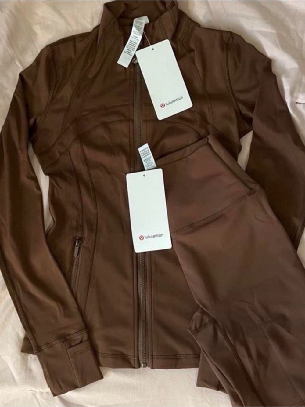 lululemon athletica Women's Brown Full-Zip Jacket